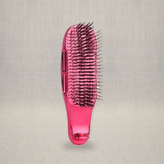 Scalp Brush | Japanese-Style Shampoo & Massage Brush - Dark Pink